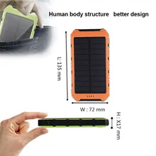 Солнечная энергия мобильное Мощность банк Матрешка Портативный износостойкая мобильный Мощность коробка B88