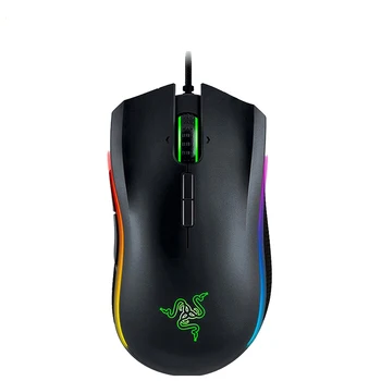 

NEW Razer Mamba Elite Wired Gaming Mouse 16000 DPI 5G Optical Sensor Chroma Light Ergonomic Gaming Mouse For PC Gamer Laptop