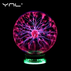 Lampe boule à Plasma électrique magique, nouveauté, lampe de Table de 3, 4, 5, 6 pouces, sphère, cadeau de noël pour enfants 