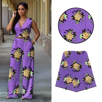 

big promotion African prints fabric wax real wax Nigerian wax 6 yards/pcs 100% cotton