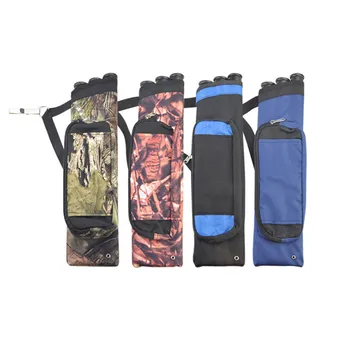 

Arrow Bag Oxford Cloth Arrow Quiver Waist Belt Pouch Pocket 2 Point Single Shoulder for Archery Hunting Shooting