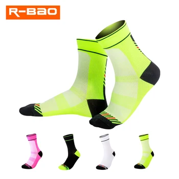 

High-quality Professional Cycling Socks Men Moisture Wicking Anti-skid Compression Socks Calcetines Ciclismo 3 Pairs/Lot 7801