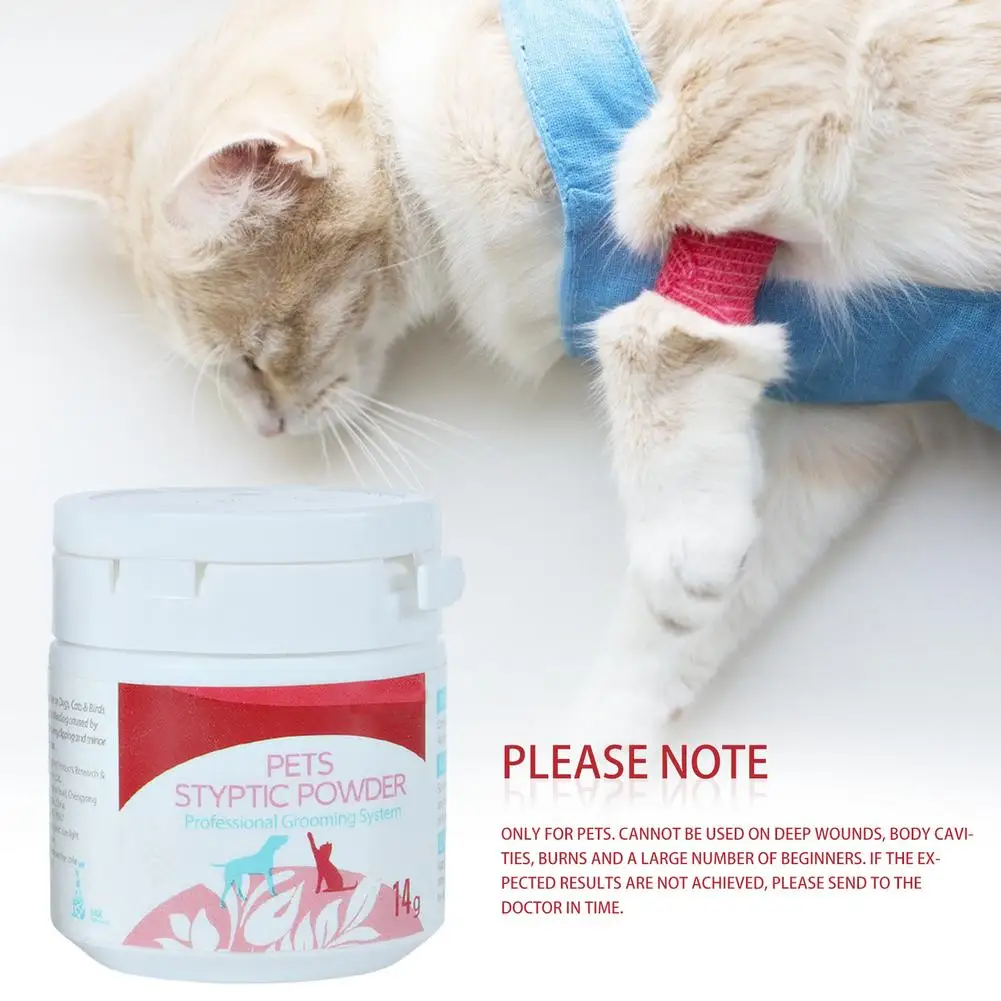 Pet Styptic Stop Bleeding Powder Birds Antiinflammatory Antibacterial