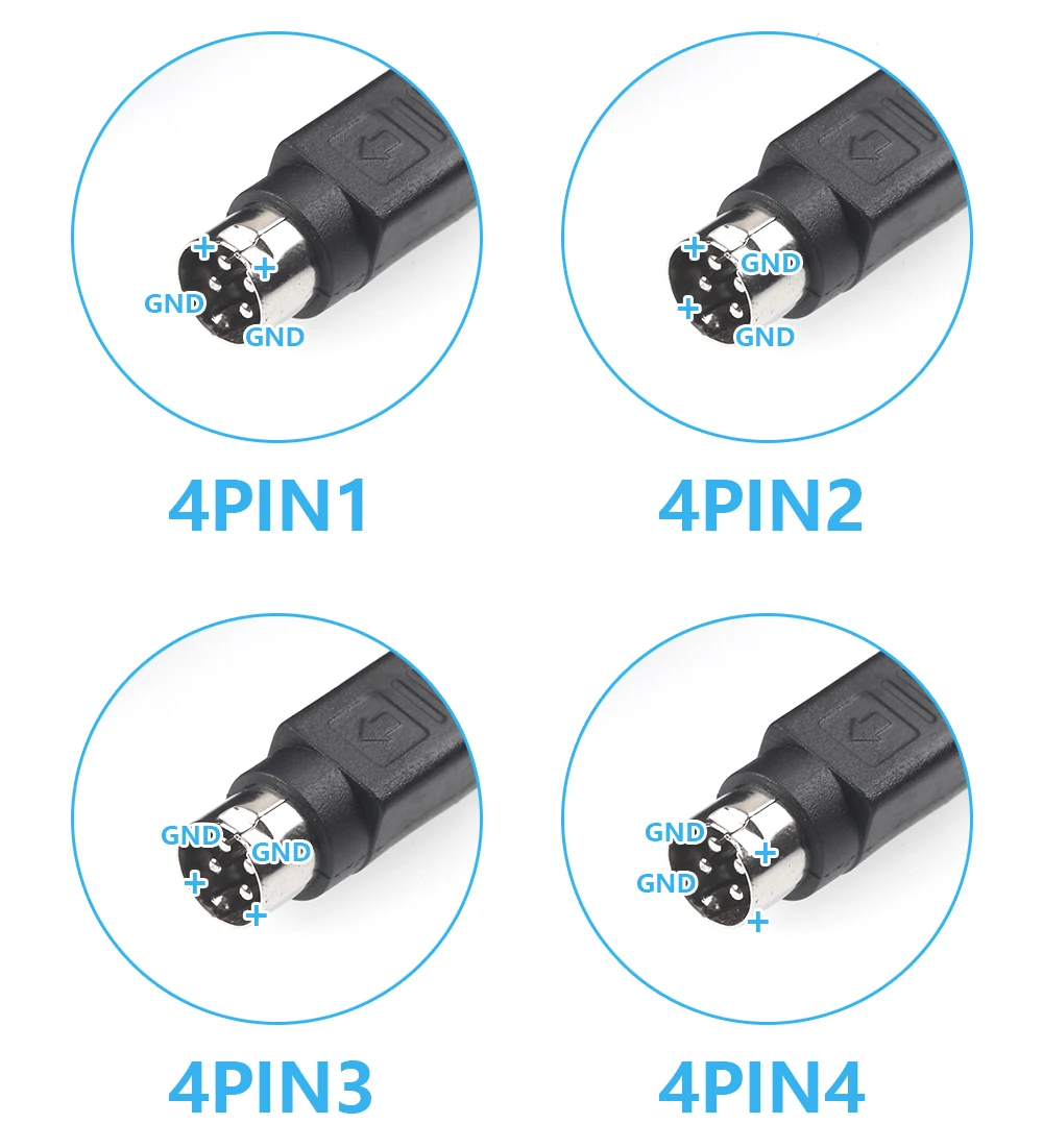 24 В 6.25A 4 Pin AC DC адаптер для ЖК-телевизора монитора импульсный источник питания адаптер конвертер DC24V 6A 4pin для ТВ DVR зарядное устройство