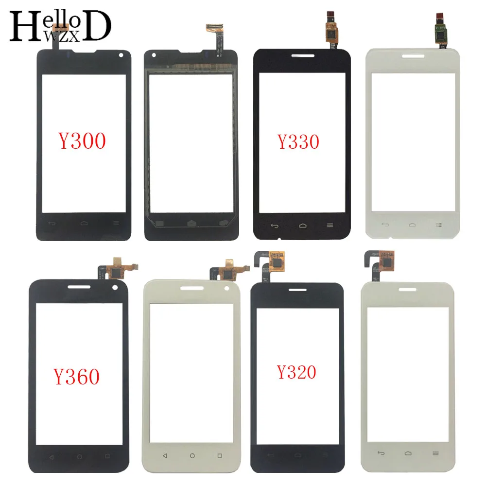 Сенсорный экран дигитайзер панель для HuaWei Y300 Y320 Y330 Y360 объектив сенсор сенсорный