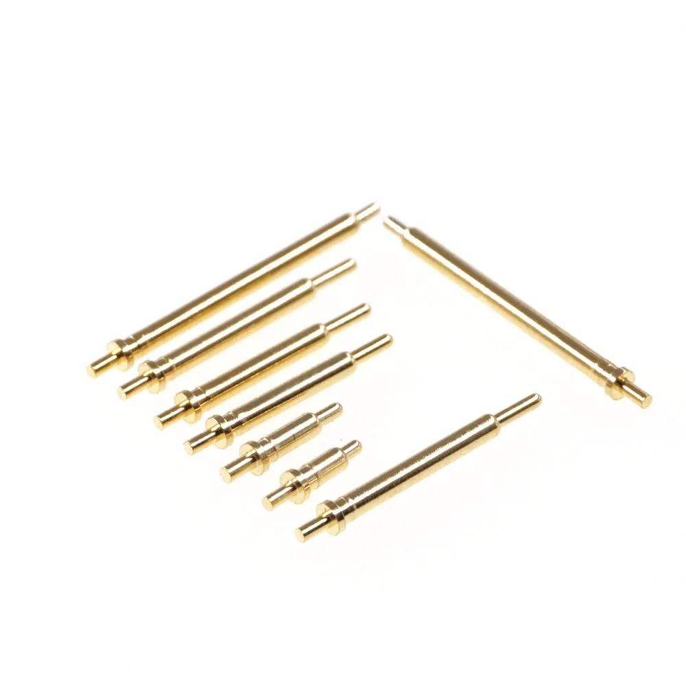 100pcs 1.5mm Pin Head Spring Loaded Signal Test Probes Pogo Pins Connector 