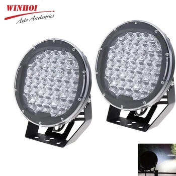 

9" Car Work LED Light Combo 12V 24V 185W 6000K 7500Lm Waterproof Car Boat Truck ATV Adjustable Spot Flood Offroad Driving Light