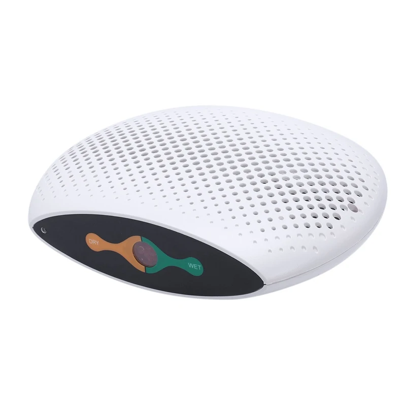 

UK Plug,Mini Air Dehumidifier Cordless Renewable Dehumidifier Absorbing Moisture Rechargeable Air Dryer For Home Wardrobe Bookca