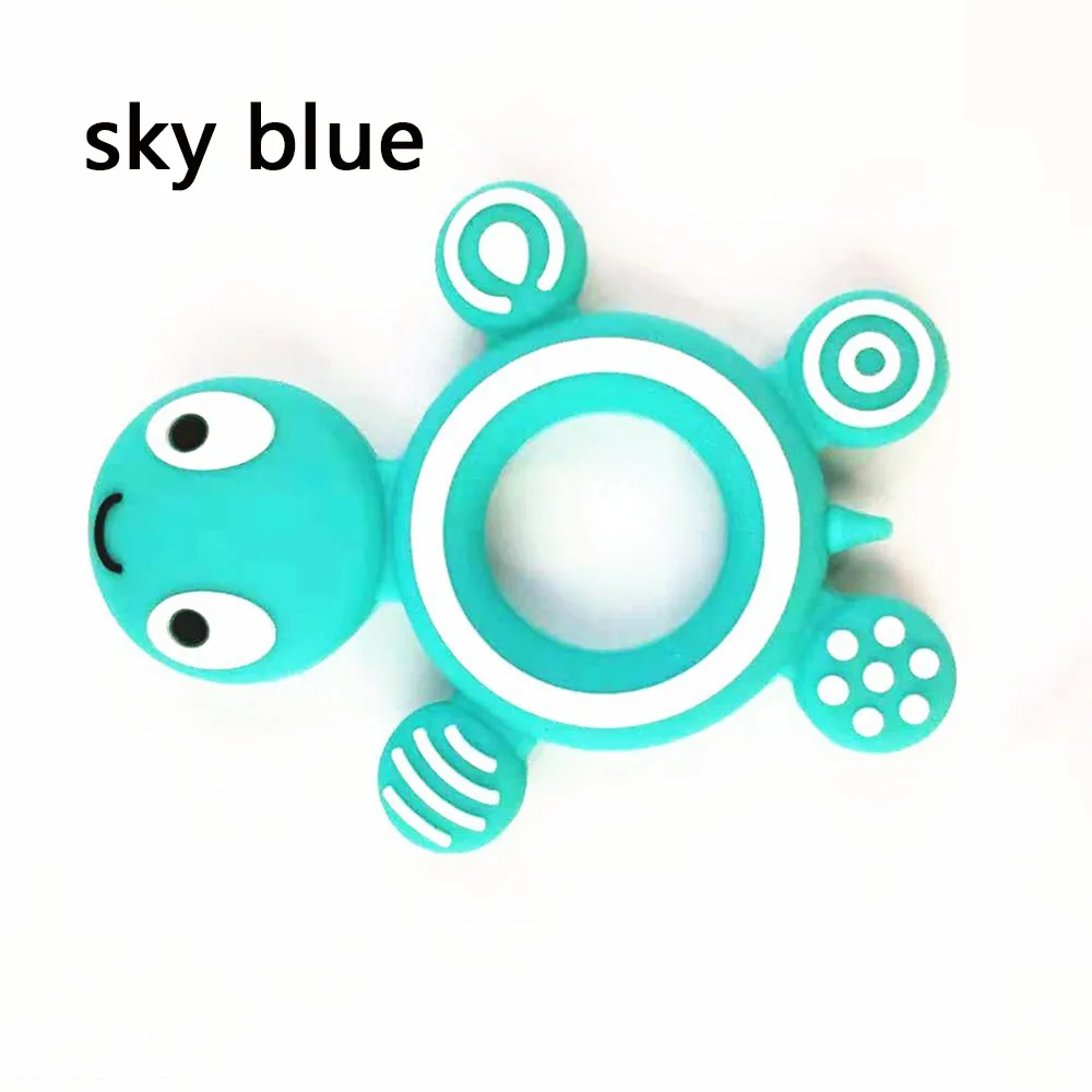 

Baby Teethers Dental Care Turtle Food Grade Tortoise Silicone Tiny Rod Children's Goods Nurse Gift Baby Teether