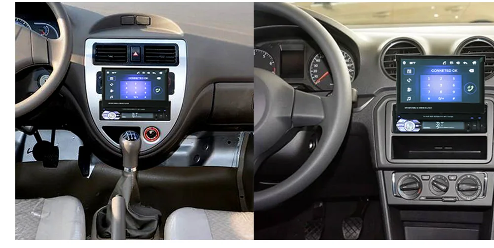 Автомобильный стерео приемник 2din Аудио Bluetooth радио с " HD выдвижной сенсорный экран монитор MP5 плеер SD FM USB камера заднего вида