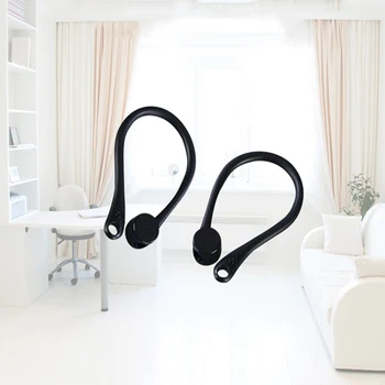 

1 pair Bluetooth Earphone silicone Earhook for airpods 1/2 earpods Loop Ear Hook Clip Headset Replacement Headphone Accessories