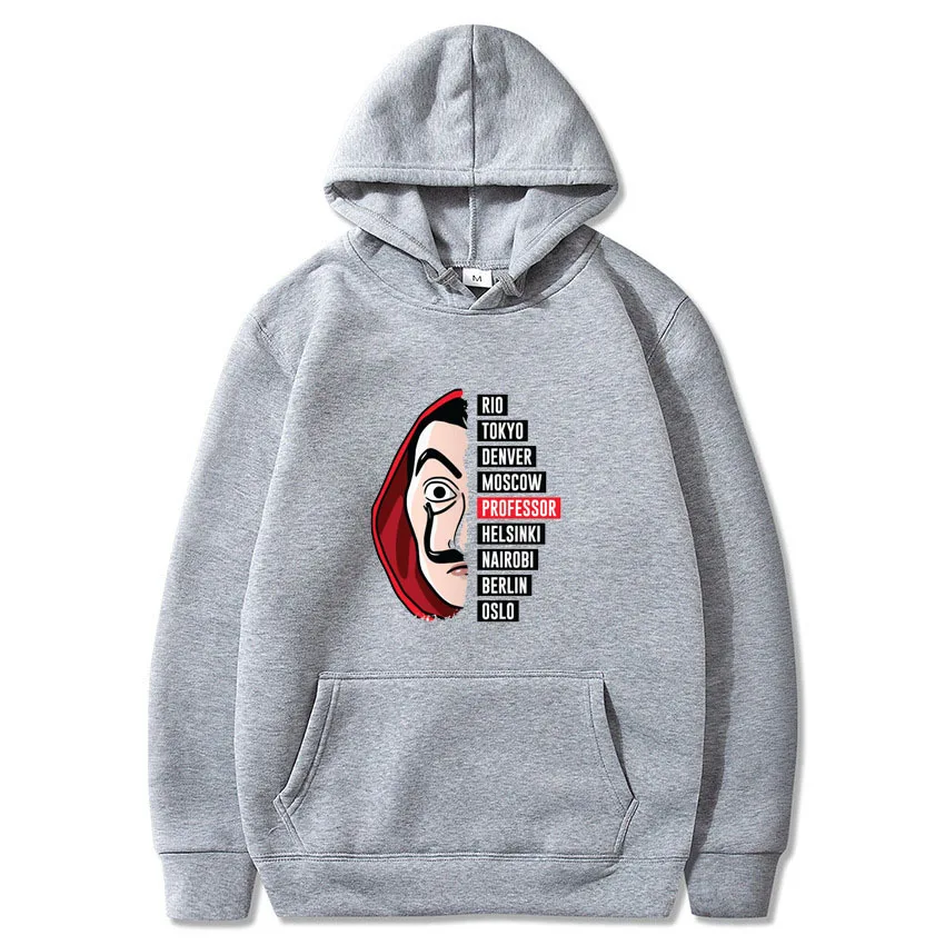 Women Hoodies La Casa De Papel 3D Print Letter Female Sweatshirts Casual Fashion Loose House of Pap