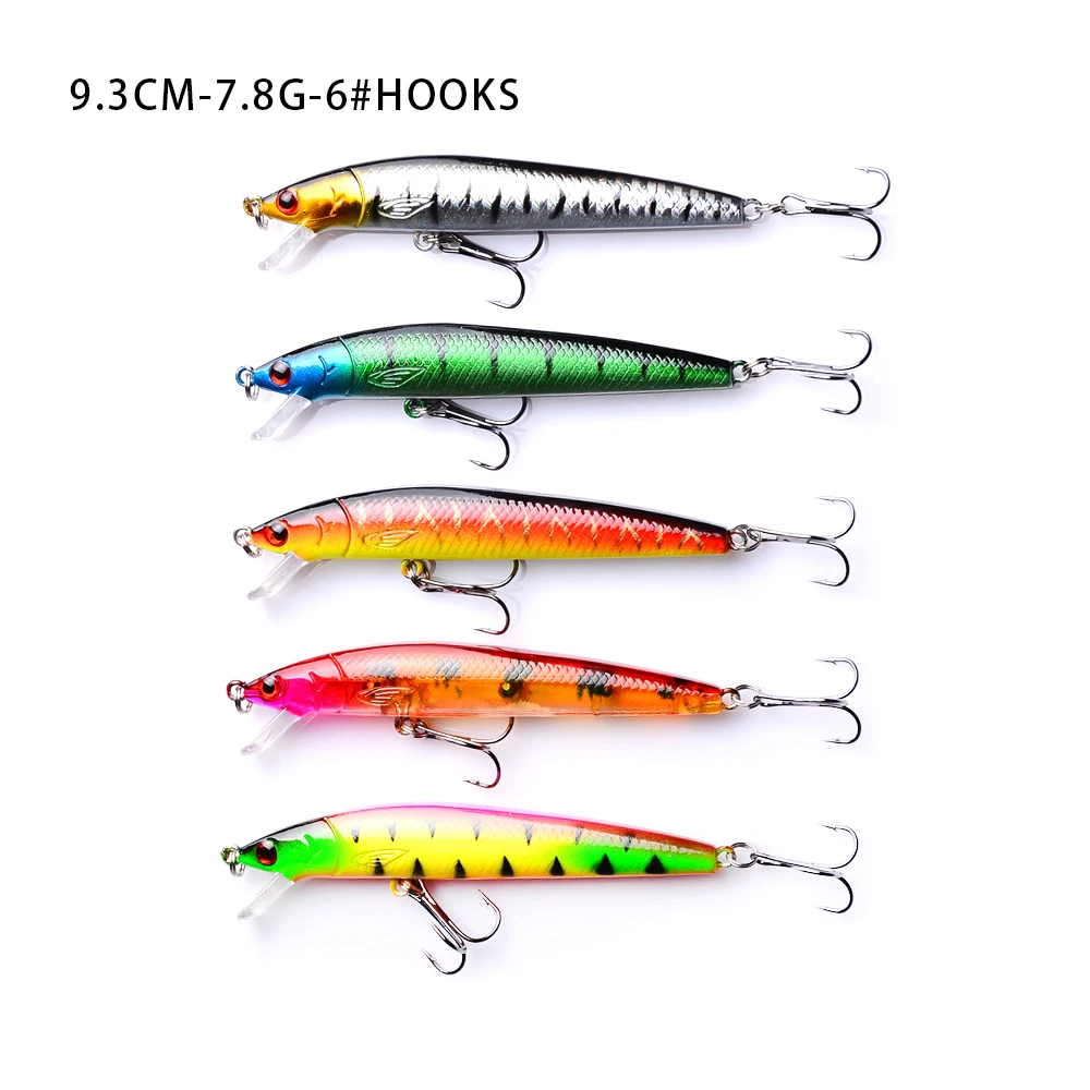 Artificiais para Pesca Conjunto de Pesca ao Corrico Iscas Wobblers Pike Isca Dura Manivela Topwater Swimbait Falsificadas Peche Trolls 43pcs Mar 5 Iscas artificiais