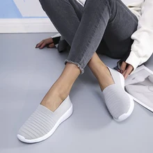 

Women Sneakers Fashion Socks Shoes Casual White Sneakers Summer knitted Vulcanized Shoes Women Trainers Tenis Feminino Flat