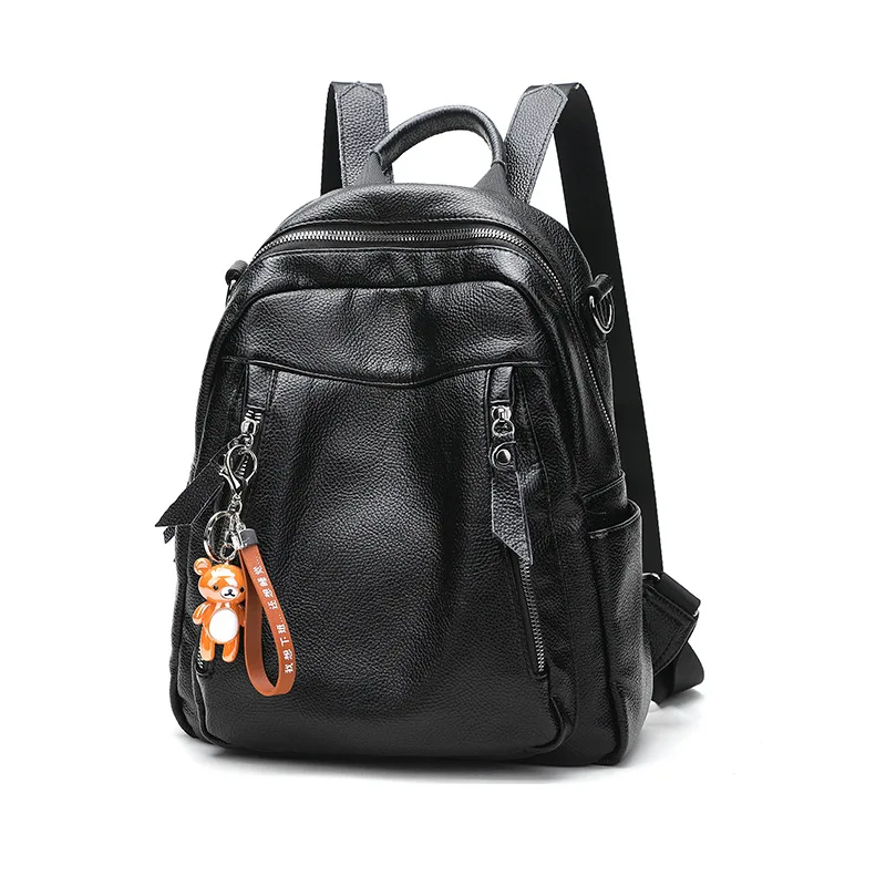 

SOURCE 2018 Spring Summer New Style Fashion Genuine Leather WOMEN'S Backpack Backpack