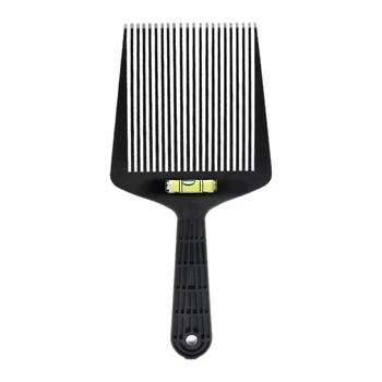 

Hair Trimming Accessories Bubble Clipper Comb Barber Styling Dyeing Comb Anti-Slide Handle Plastic Flattop Comb