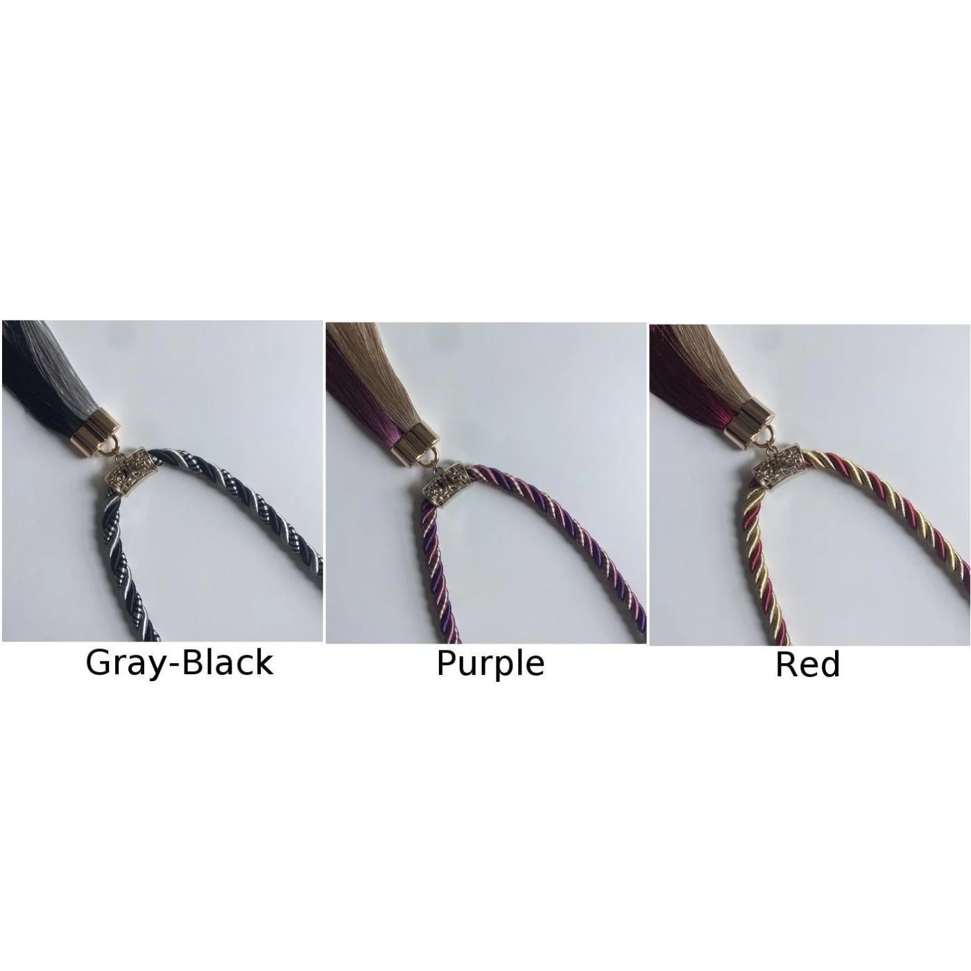 2pcs/Set Curtain Tiebacks European-Style Tie Tassel Rope Living Rooms 70cm
