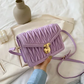 

Fashion Small Bag 2020 New Style Hot Selling Popular Messenger Bag Net Red Women's Bag Cool Women's Shoulder Square Sling Bag