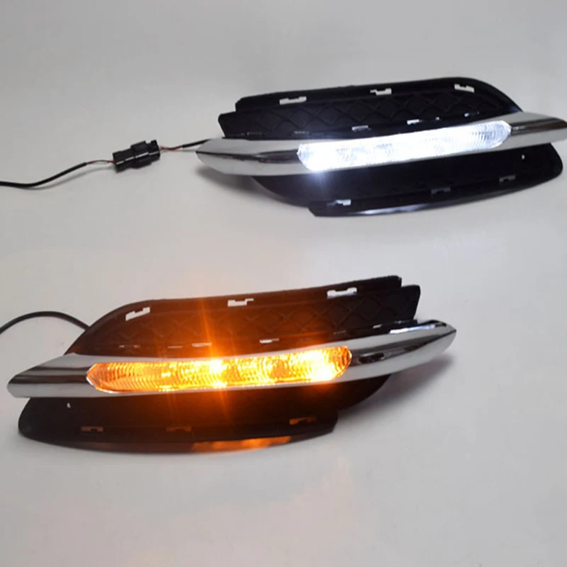 Автомобильный DRL светодиодный 12V дневные ходовые огни поворотные сигнальные лампы дневного света для Mercedes-Benz W246 B180 B200 2011