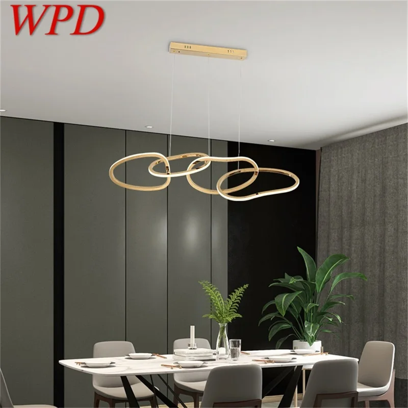 

WPD Pendant Lights Gold Nordic Creative Modern Home LED Lamp Fixture For Decoration Living Room