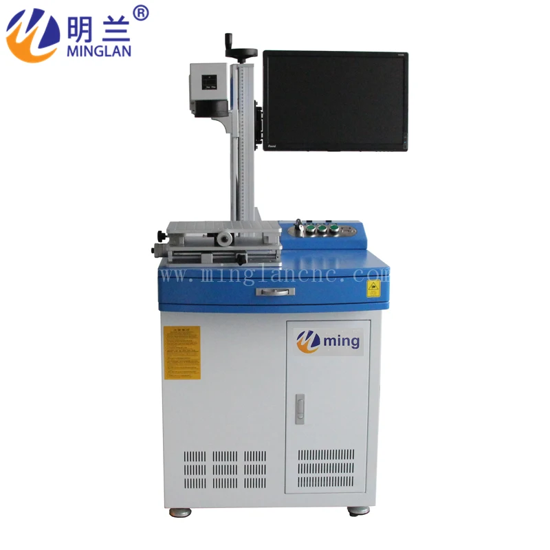  MINGLAN 30W fiber laser marking machine with Industrial computer MLF-30W