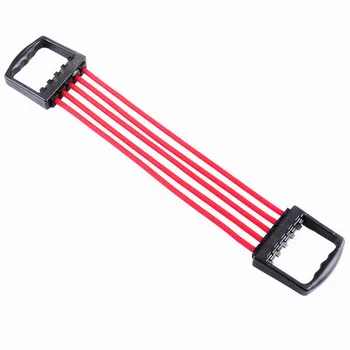 

New Gym Adjustable 5-Spring Rubber Chest Expander Pull Stretcher Muscle Home Training