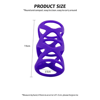 EXVOID Silicone Penis Enlarger Ring Male Lasting Cock Rings Delay Ejaculation Vagina Stimulate Sex Toys For Men Adult Products 3