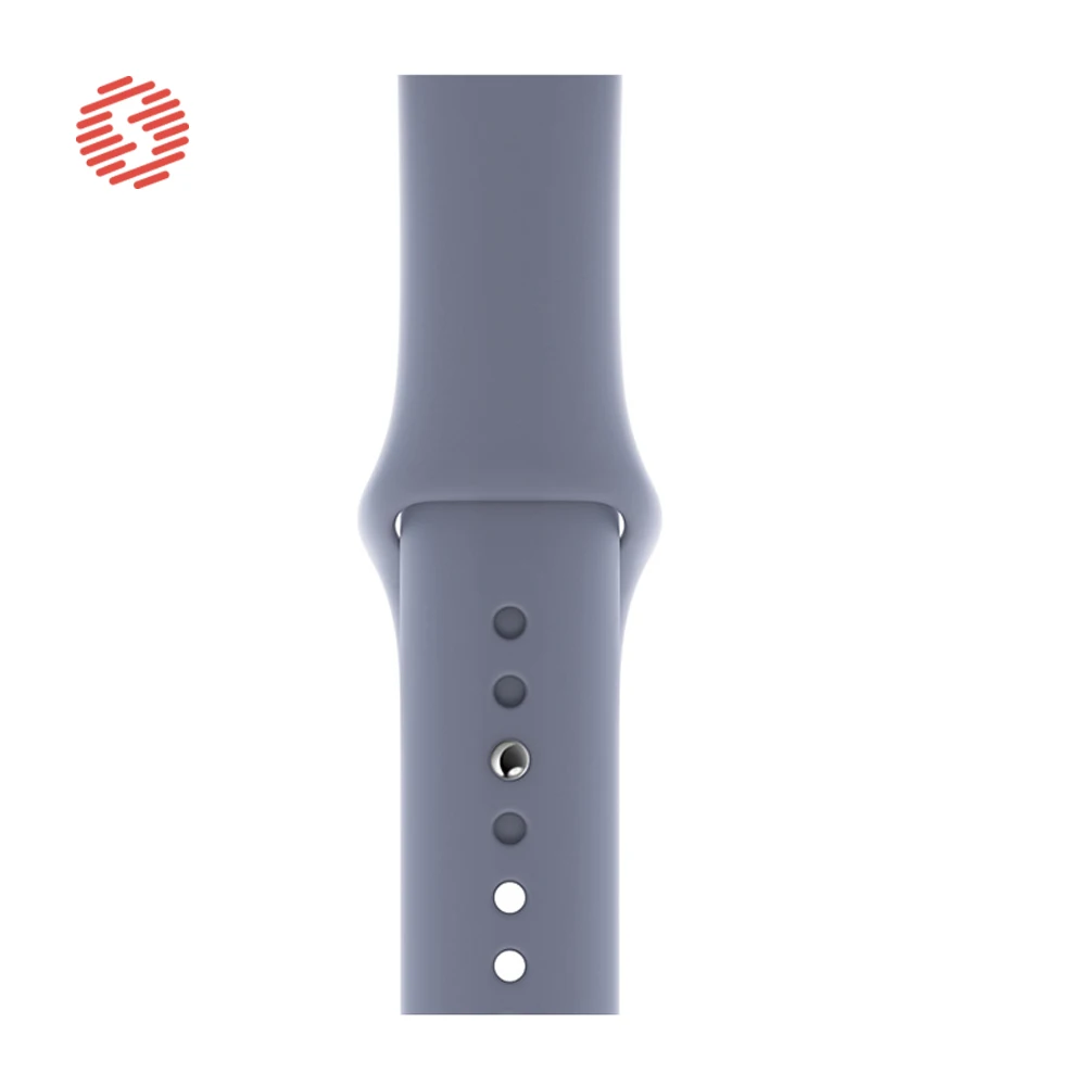 Мягкий силиконовый спортивный ремешок ShengOne для Apple Watch Series 5, 4, 40 мм, 44 мм, сменный ремешок, аксессуары для Apple Watch 3, 2, 1, 38 мм, 42 мм - Цвет: 16 Lavender Gray