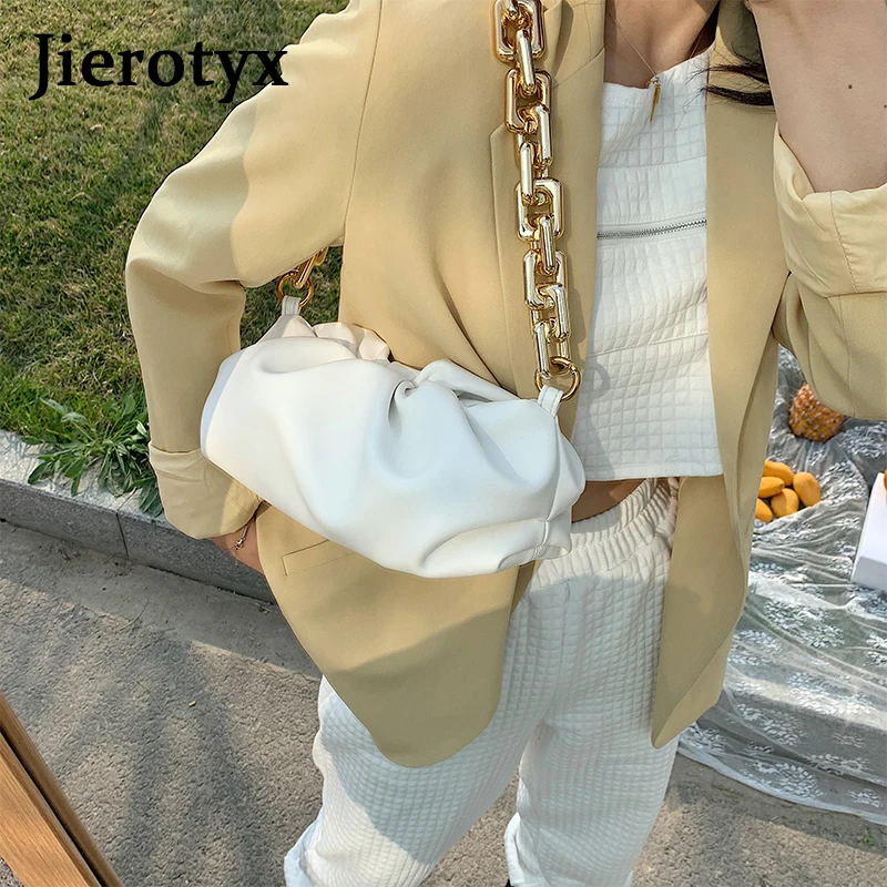 JIEROTYX Дизайнерская кожаная сумка через плечо для женщин новая модная Изысканная