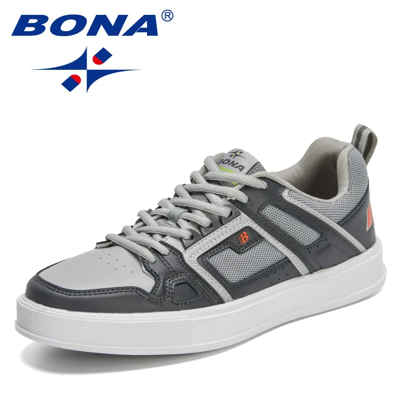 Bona 2021 New Designers Classics Skateboarding Shoes Men Luxury Brand