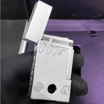 

Vintage 007 Ligne-2 Flame Cigarette Gas Lighters Metal Brass Hole Engraving Limited Edition Special Gifts Oberlo Drop Ship