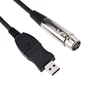 USB macho a 3 Pin XLR hembra micrófono MIC audio de estudio de Cable de enlace de Cable USB de 3M ► Foto 3/5