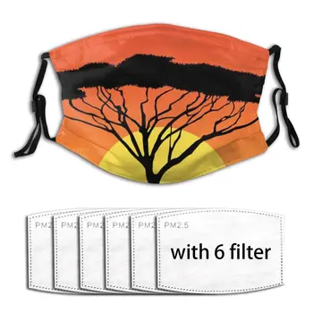 

Anti Dust Africa Sunset Reusable Breathable Unisex Anti-Dust Mouth Masks Anti-ultraviolet Mask For Cycling Mascarillas