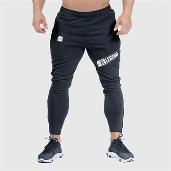 

2020 Fashion Men Gyms Pants Joggers Fitness Casual Long Pants Men Workout Skinny Sweatpants Jogger Fitness Cotton Trousers