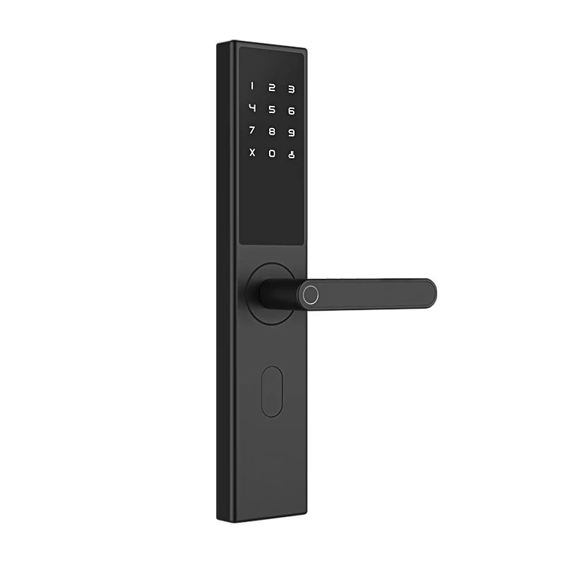 Right hand door open Obawa цифровой электронный замок биометрический отпечаток пальца кодовый дверной замок безопасности умный отпечатанный палец замок для дома и офиса - Цвет: Right hand door open