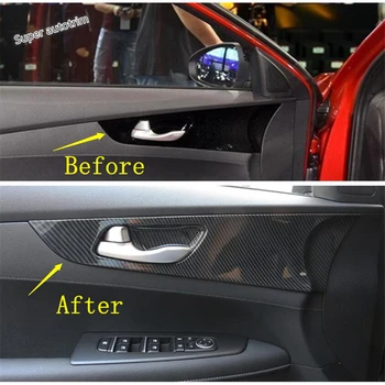 

Lapetus Inner Door Pull Handle Hand-clasping Bowl Cover Trim Fit For Kia Forte / Cerato / K3 2019 2020 ABS Accessories Interior