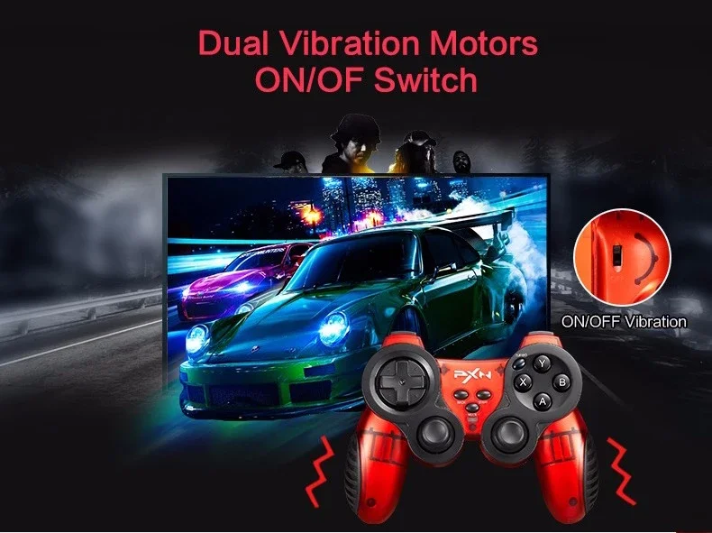 PXN-2902 продвижение игровой контроллер 2,4G беспроводной геймпад для Android смартфон планшет/ПК Windows/tv Box/PS3