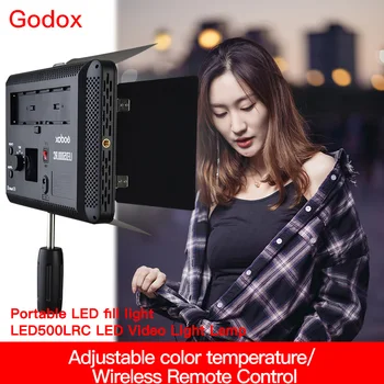 

Godox LED500LRC 3300K-5600K LED Video Continuous Light Lamp Panel Reflector & Remote