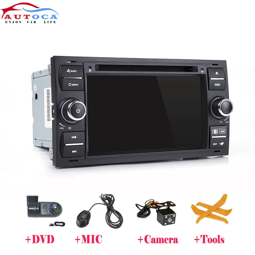 DSP ips 2 din Android 9,0 Автомобильный gps dvd-плеер для Ford Mondeo S-max Focus C-MAX Galaxy Fiesta transit Fusion подключение kuga радио