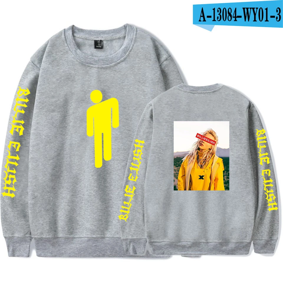 941-billie eilish-3 Модные худи Billie Eilish Harajuku, женские и мужские пуловеры, повседневные зимние толстовки Kpop, женские хипстерские топы, одежда, уличная одежда - Цвет: 941-billie eilish-3