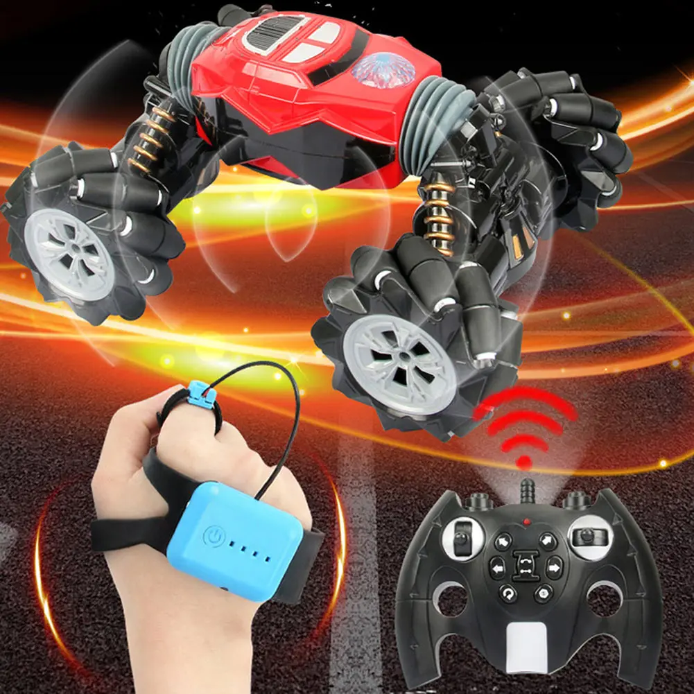 Горячая продажа RC трюк автомобиль Рождество свет музыка жесты зондирования