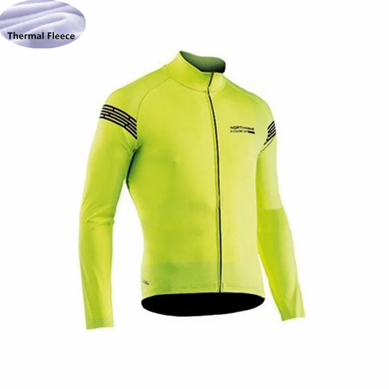 Triathlon NW pro team, Мужская велосипедная футболка, зимний флисовый теплый комплект с длинными рукавами, Ropa Ciclismo, спортивная одежда для велоспорта на открытом воздухе - Цвет: 15