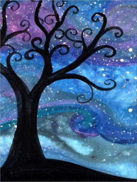 5D DIY Diamond Painting Landscape Tree Cross stitch Full Square Diamond Embroidery Scenery Mosaic Picture of Rhinestones Decor 