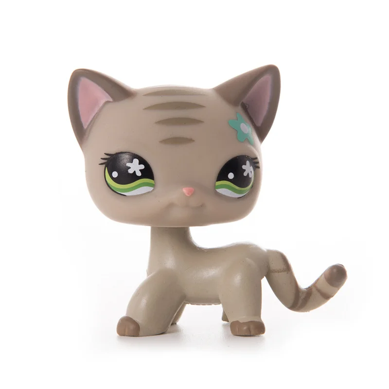 Оригинальная маленькая кошка LPS Pet Shop редкая стоячая мини фигурка для эрекции