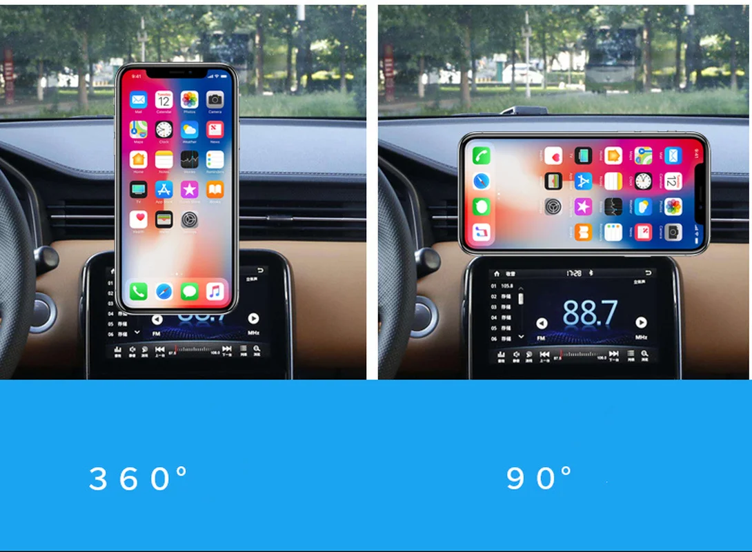 Универсальная Магнитная автомобильная подставка для телефона в автомобиле для iPhone X для samsung, магнитное крепление на вентиляционное отверстие для мобильного телефона, поддержка gps