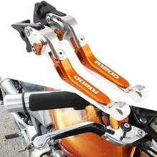 Motorcycle CNC Adjustable Foldable Brake EXtendable Handle Clutch Lever For BMW R1200R R 1200R 2006-2014 R1200S 2006-2008