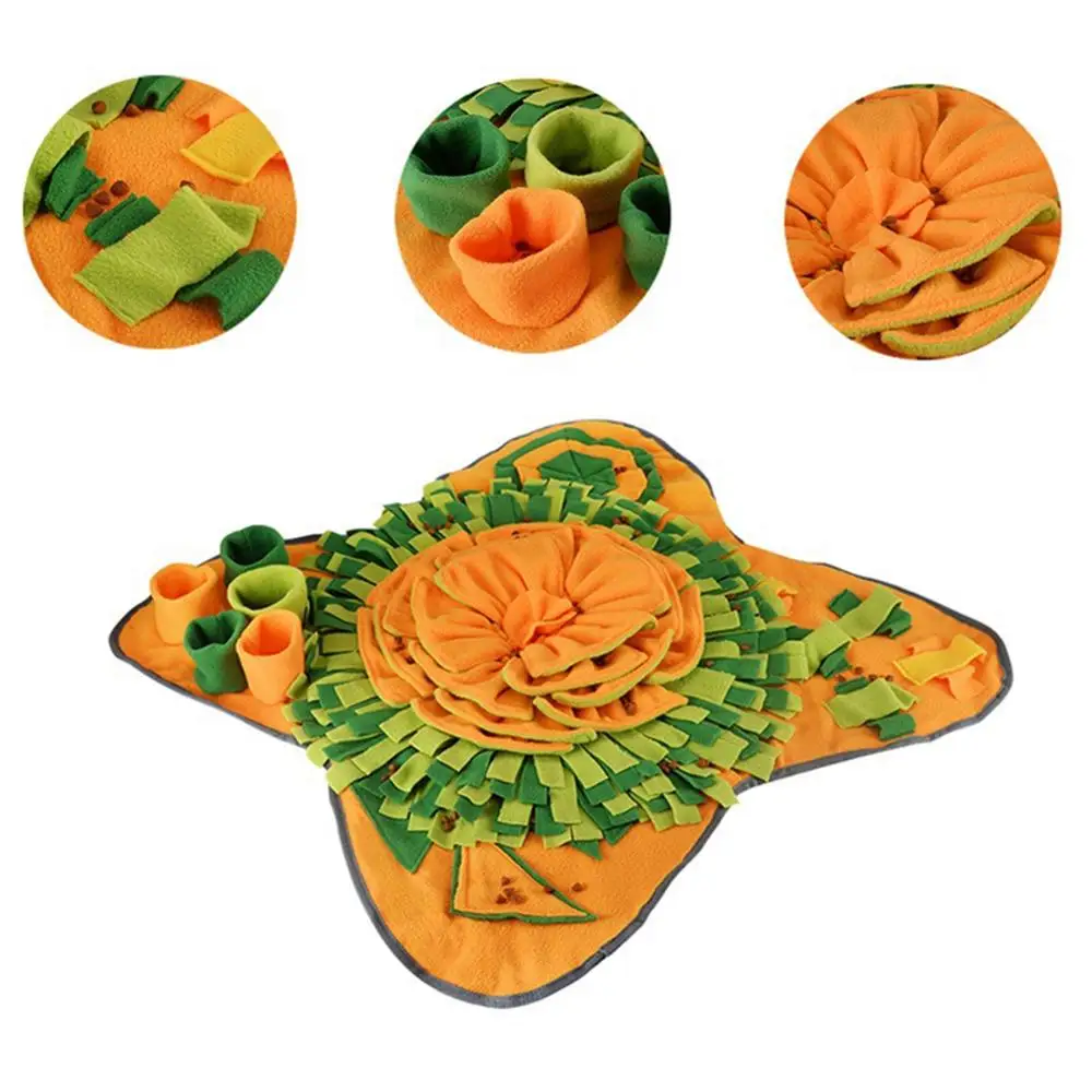 Dog Snuffle Blanket Nosework Mat, Encourages Natural Foraging Skills Dog Feeding Pad Suitable For Pets Of All Sizes