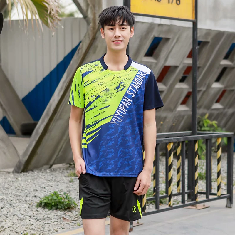 New outdoor Sports Tops men's tennis/badminton Clothes T shirts 