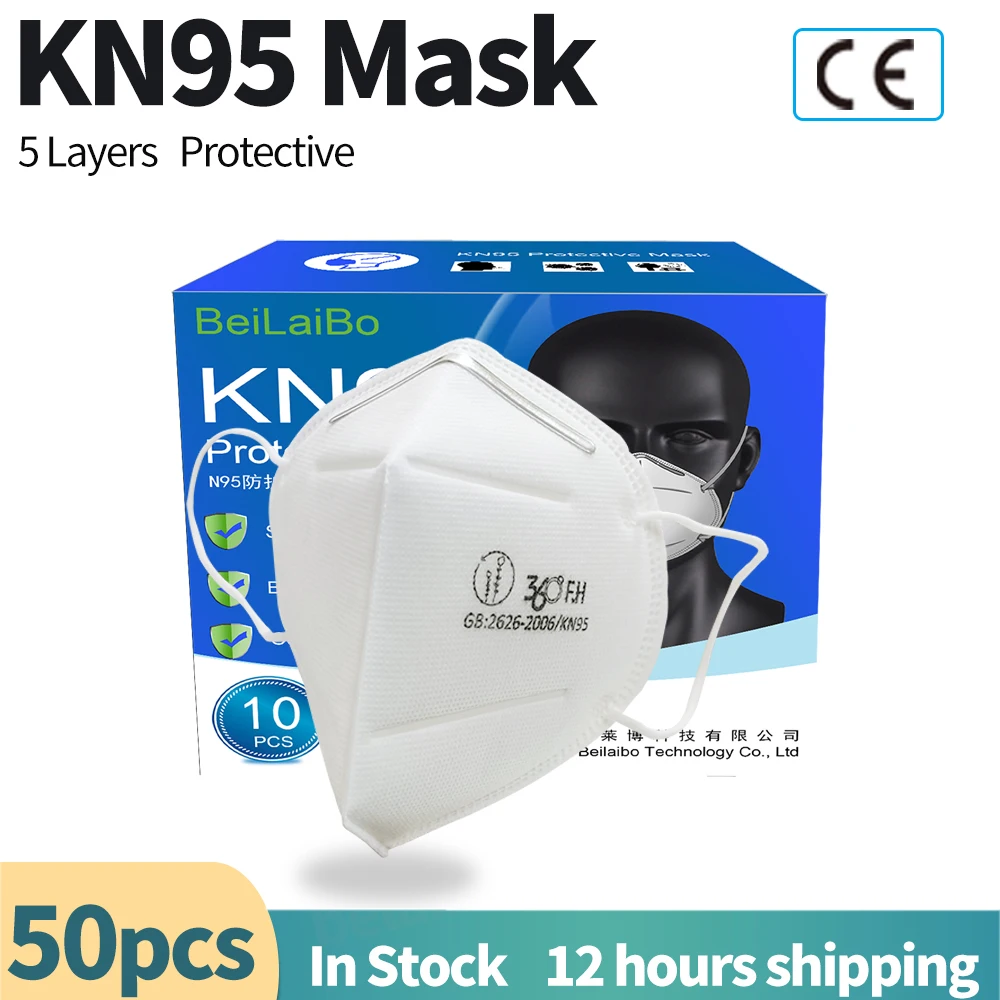 

5 Layer protection KN95 Mouth Mask Dust protection mascherine Anti virus coronavirus CE Certificate N95 respirator as ffp3 Masks