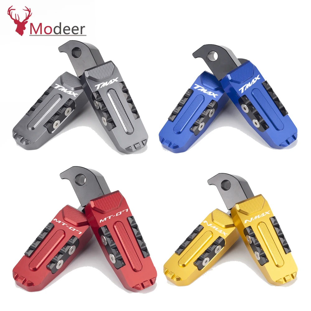 

Motorcycle Rear Foot Pegs Rests Passenger Footrests For Yamaha Tmax 530 T-max dx sx 2012-2019 tmax 500 XP500 NMAX 155 MT07 MT 07
